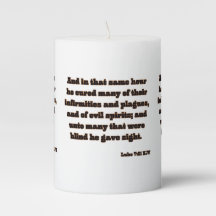 ルカ7:21 KJVバイブル聖なる書物、 経典