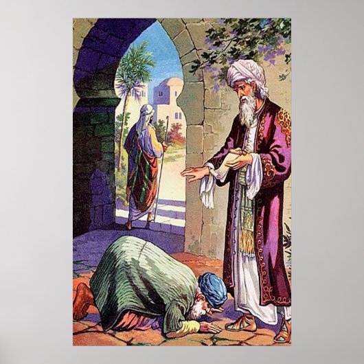 ルカ7:40 50赦しに関する物語 ポスター (正面)