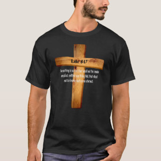 ルカ8 17 Jesus Matters Holy Bible聖なる書物、 経典2307pn Tシャツ