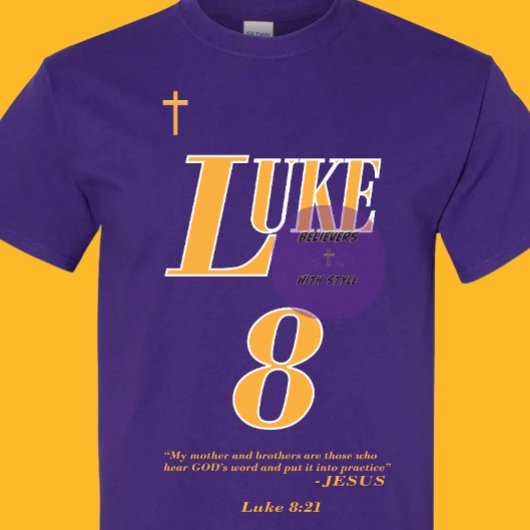 ルカ8:21聖書の聖なる書物、 経典 – クリスチャン – (1/2) Tシャツ