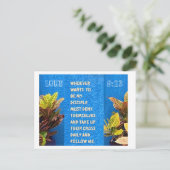 ルカ9:23聖なる書物、 経典はがき ポストカード (スタンド正面)