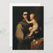 ルカ・ジョルダーノによるパドアの聖アントニー シーズンカード (正面/裏面)