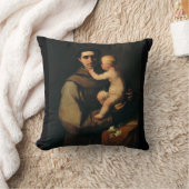 ルカ・ジョルダーノによるパドゥアの聖アントニオ クッション (ブランケット)