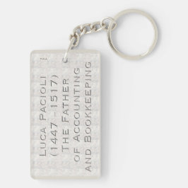 "ルカ・パキョリ – 会計の父" キーホルダー