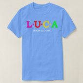 ルカfrom Lucania Tシャツ (デザイン正面)