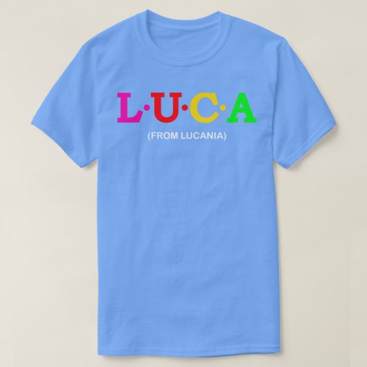 ルカfrom Lucania Tシャツ (デザイン正面)