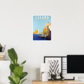 ルガノスイスヴィンテージ旅行ポスター ポスター (ホームオフィス)