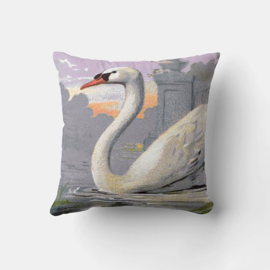 ルガノスワン クッション (裏面)