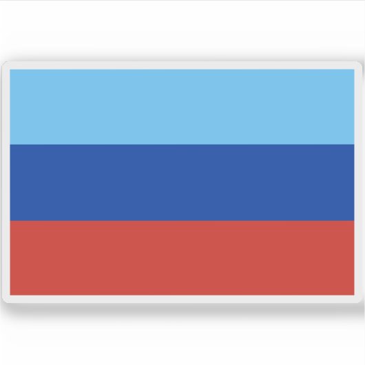 ルガンスク国旗 シール (正面)