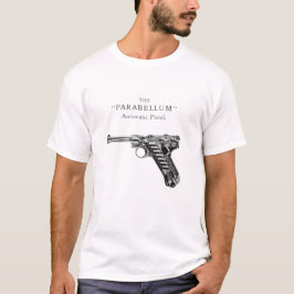 ルガー "パラベラム" ピストル図解 Tシャツ