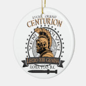 ルキウス・ヴォレノ、有名なローマのセンチュリオンベビーロンペ セラミックオーナメント (左)