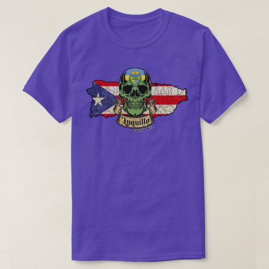 ルキッロイスラデプエルトリコ Tシャツ (デザイン正面)