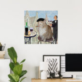 ルキャットデュカフェ ポスター (ホームオフィス)