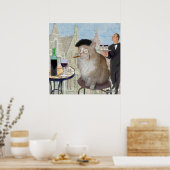 ルキャットデュカフェ ポスター (キッチン)