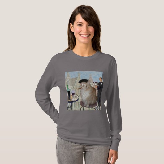 ルキャットデュカフェ Tシャツ (正面フル)