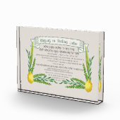 ルクコト賛美ヘブライ語でルラフ・スクカーを振る フォトブロック (右)