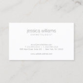 ルクスウッドエフェクトアート美容師 名刺 (裏面)