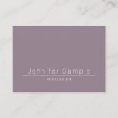 ルクスエレガントお洒落モダンサロンプレーントレンディー 名刺 (正面)