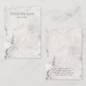 ルクスグレー大理石ジュエリーイヤリングディスプレイ 名刺 (正面/裏面)