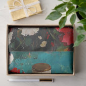 ルクスブラック金ゴールドコルセットマネキンレッドフローラ 薄葉紙 (ギフト)