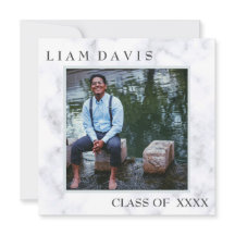 ルクスマーブルクリスチャン卒業招待状