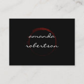 ルクスワインステイン 名刺 (正面)