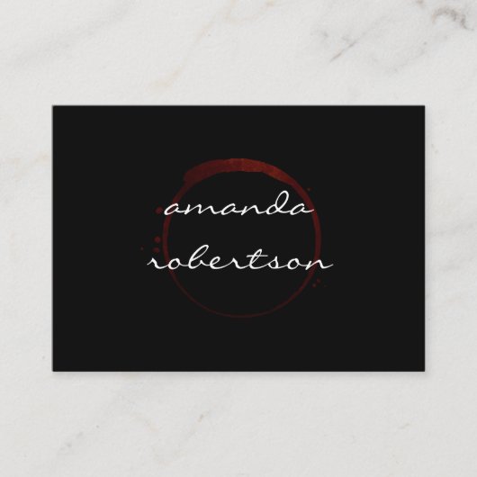 ルクスワインステイン 名刺 (正面)