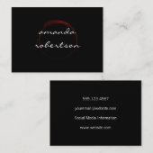 ルクスワインステイン 名刺 (正面/裏面)