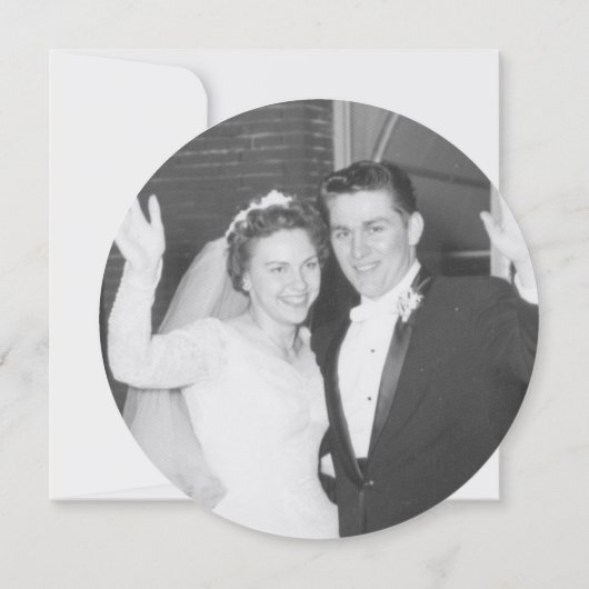 ルクス金ゴールドグラム50周年パーティの招待状 招待状 (裏面)