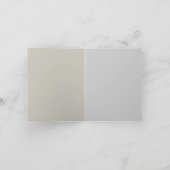 ルクセオパールティール(緑がかった色)金ゴールド液アルコールインク サンキューカード (内部)