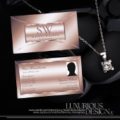 ルクセグラムバラゴールデンシックとモノグラムと写真 名刺