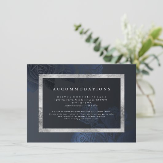 ルクセバラネイビーヴィンテージ植物病室 エンクロージャーカード (スタンド正面)