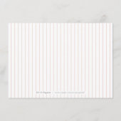 ルクセバラ赤面金ゴールドヴィンテージ植物学披露宴 エンクロージャーカード (裏面)