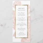 ルクセバラ赤面金ゴールドヴィンテージ結婚植物学 メニュー (正面)