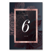 ルクセバラ金ゴールドムーディーズヴィンテージ結婚植物学 テーブルナンバー (正面)