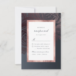 ルクセバラ金ゴールドムーディーズヴィンテージ結婚植物学 出欠カード