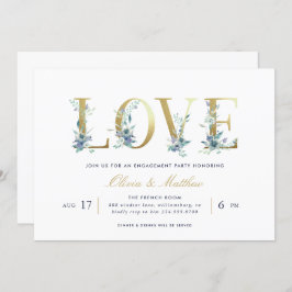 ルクセフローラ婚約パーティ招待状 招待状