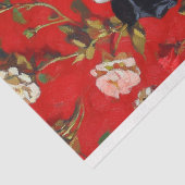 ルクセブラックゴシックコルセットマネキンレッドフローラデコ 薄葉紙 (詳細)