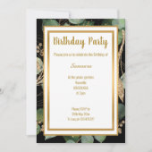 ルクセユーカリプスブラックセージグリーンセージ招待状 招待状 (正面)