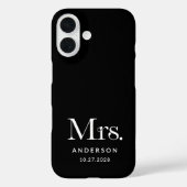 ルクセンエレガンス | ブラック・ミセス結婚・アンド・デート Case-Mate iPhoneケース (裏面)