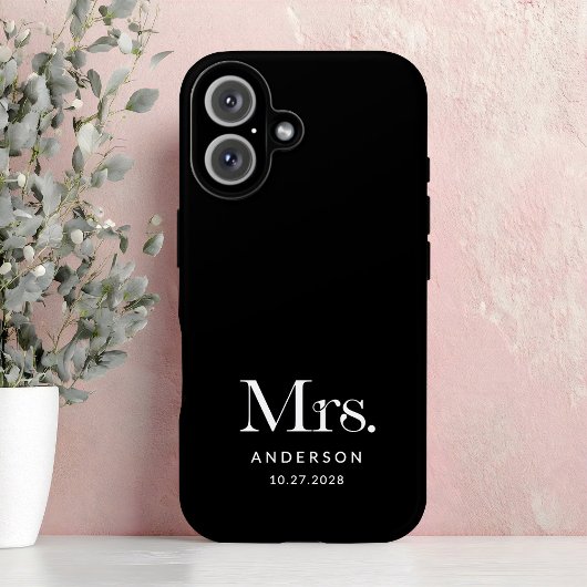 ルクセンエレガンス | ブラック・ミセス結婚・アンド・デート Case-Mate iPhoneケース