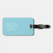 ルクセンエレガンス | ロビン・エッグブルー結婚ミセスのデート ラゲッジタグ (裏面横)