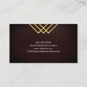 ルクセンジオメトリックライン 名刺 (裏面)