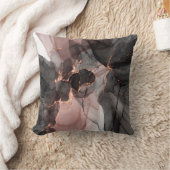 ルクセンピンク金ゴールド浮きバラクッション クッション (ブランケット)