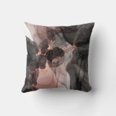 ルクセンピンク金ゴールド浮きバラクッション クッション (裏面)