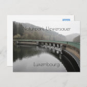 ルクセンブルクのアッパー・sure自然公園 ポストカード (正面/裏面)