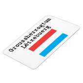 ルクセンブルクのフレキシブル磁石の大公国 マグネット (左側)