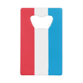 ルクセンブルクの国旗 クレジットカード栓抜き (正面)