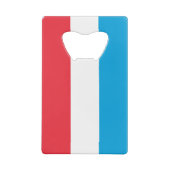 ルクセンブルクの国旗 クレジットカード栓抜き (裏面)