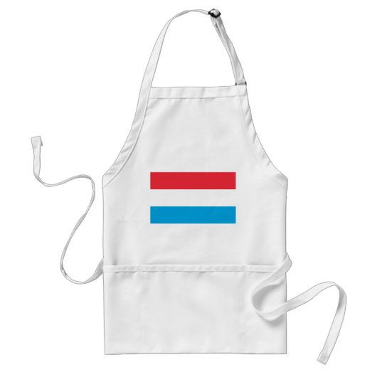 ルクセンブルクの国旗 スタンダードエプロン (正面)